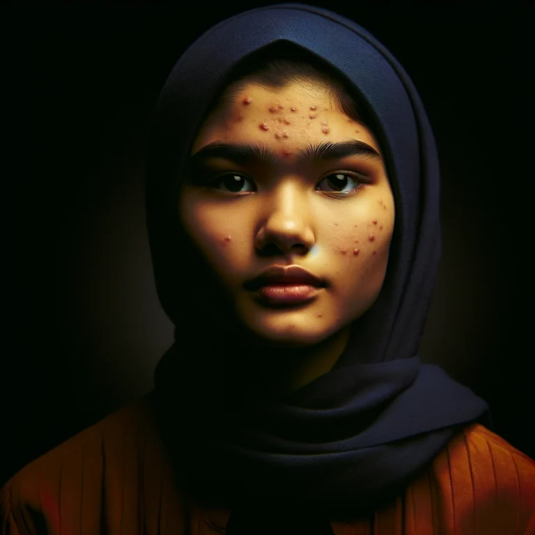 A Teenage Ai Model With Acne