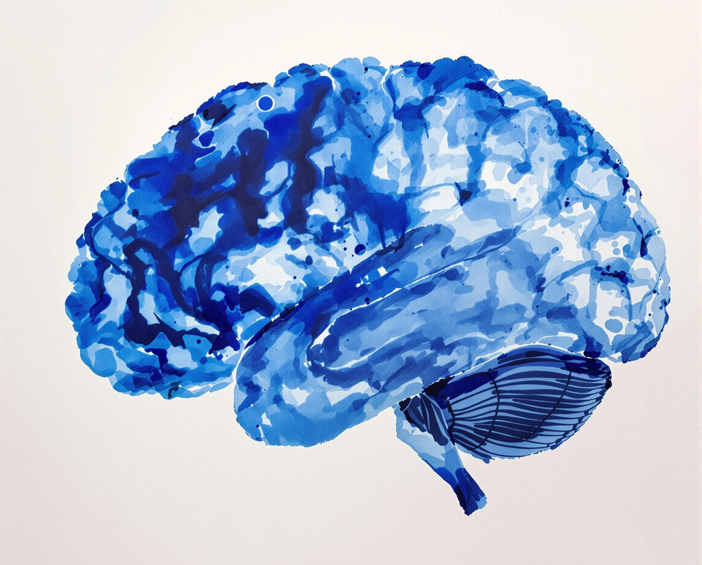 Blue Brain Painting