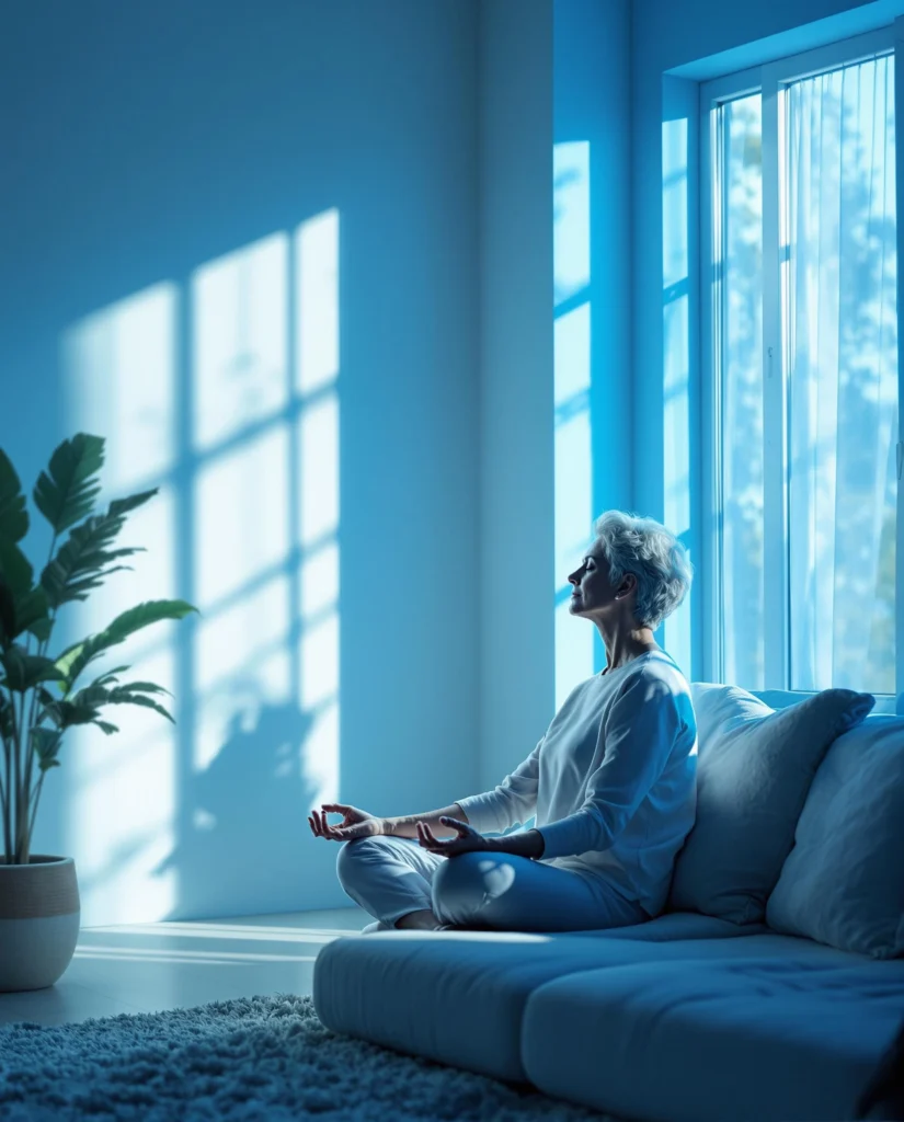 Blue Light Improves Mood