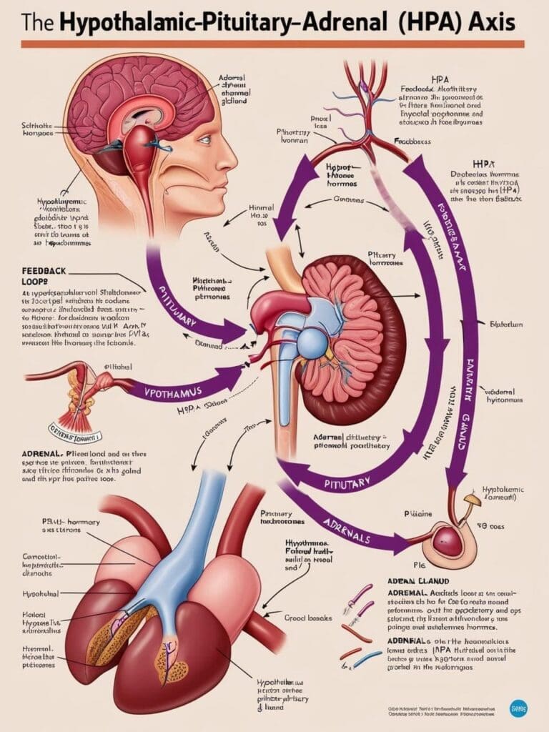 hypothalamic-pituitary-adrenal (HPA) axis
