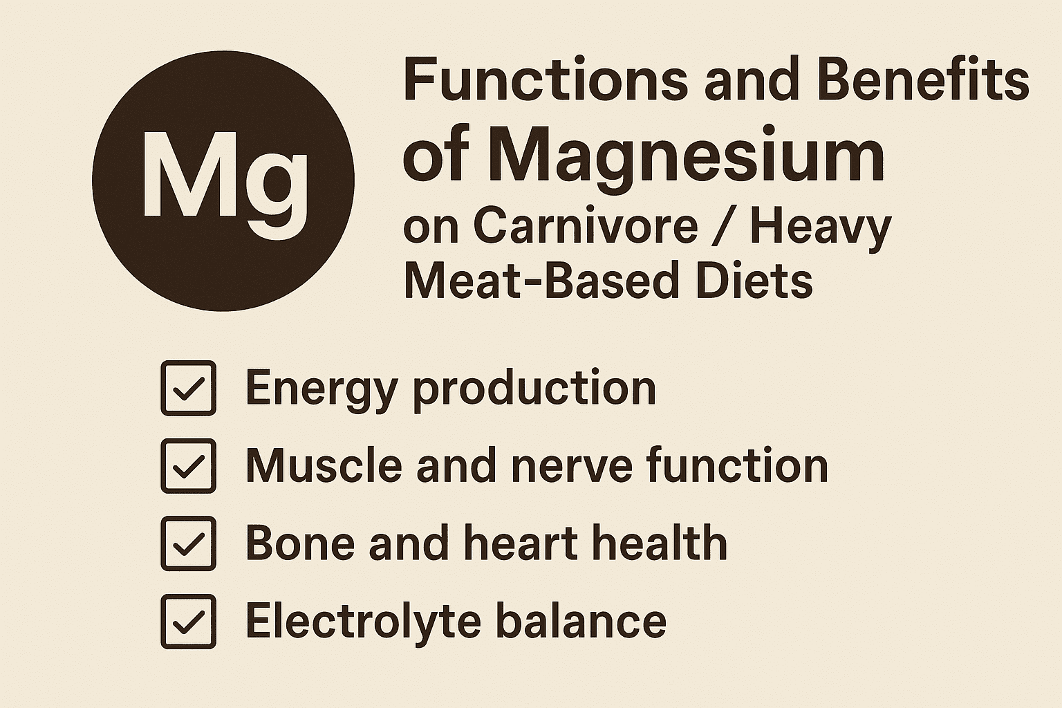 Magnesium Function