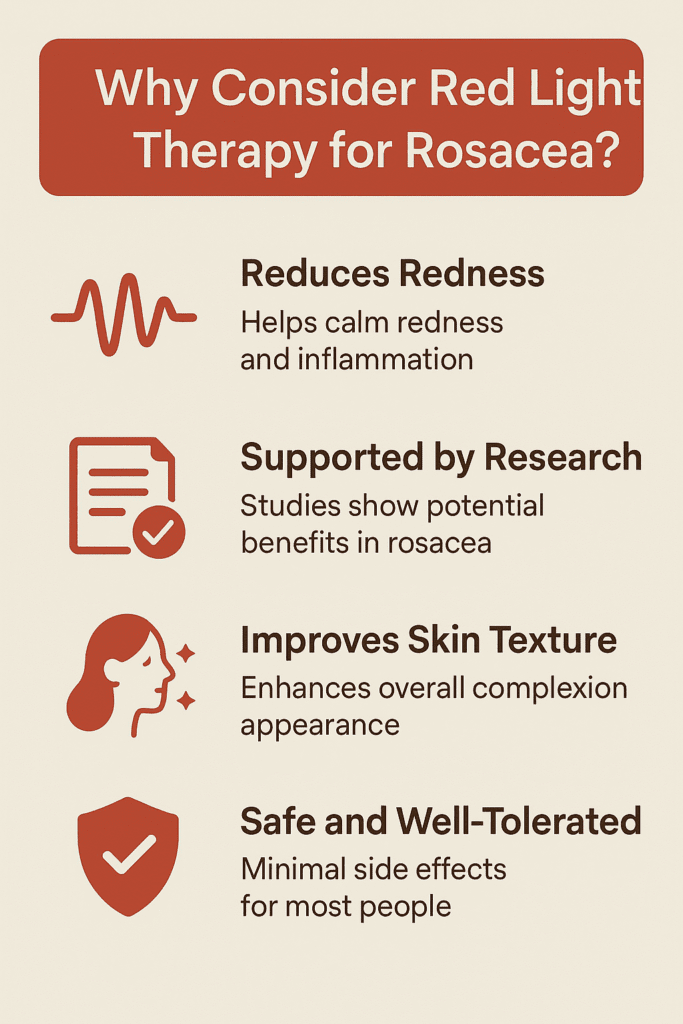 Why Consider Red Light Therapy for Rosacea?