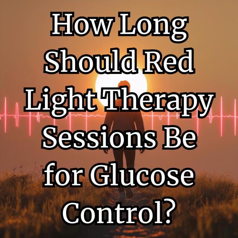 How Long Should Red Light Therapy Sessions Be for Glucose Control?