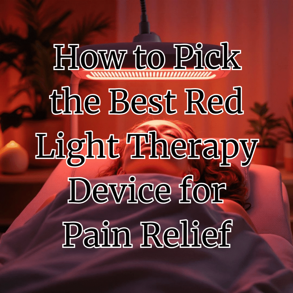 How to Pick the Best Red Light Therapy Device for Pain Relief