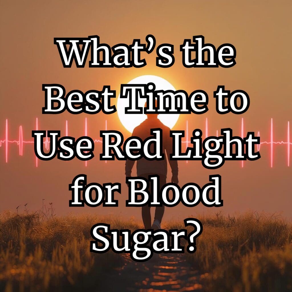 What’s the Best Time to Use Red Light for Blood Sugar?