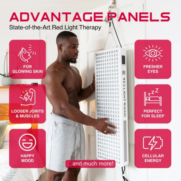 Red Light therapy Advantage panel information image